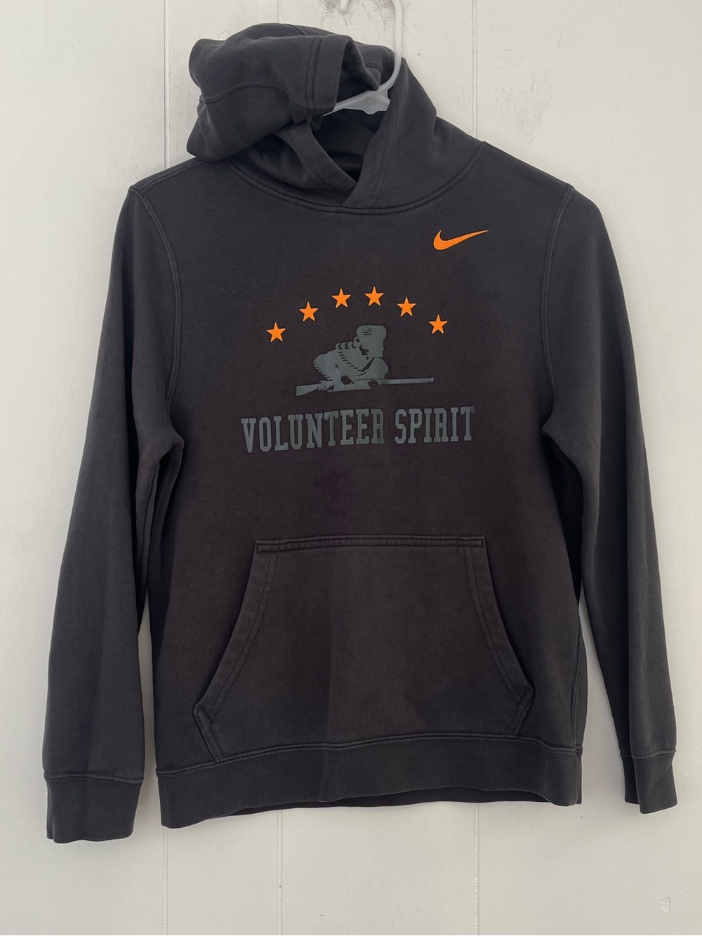 Kids Nike Smokey Gray Tennessee Volunteers Volunteer Spirit Hoodie Size Large